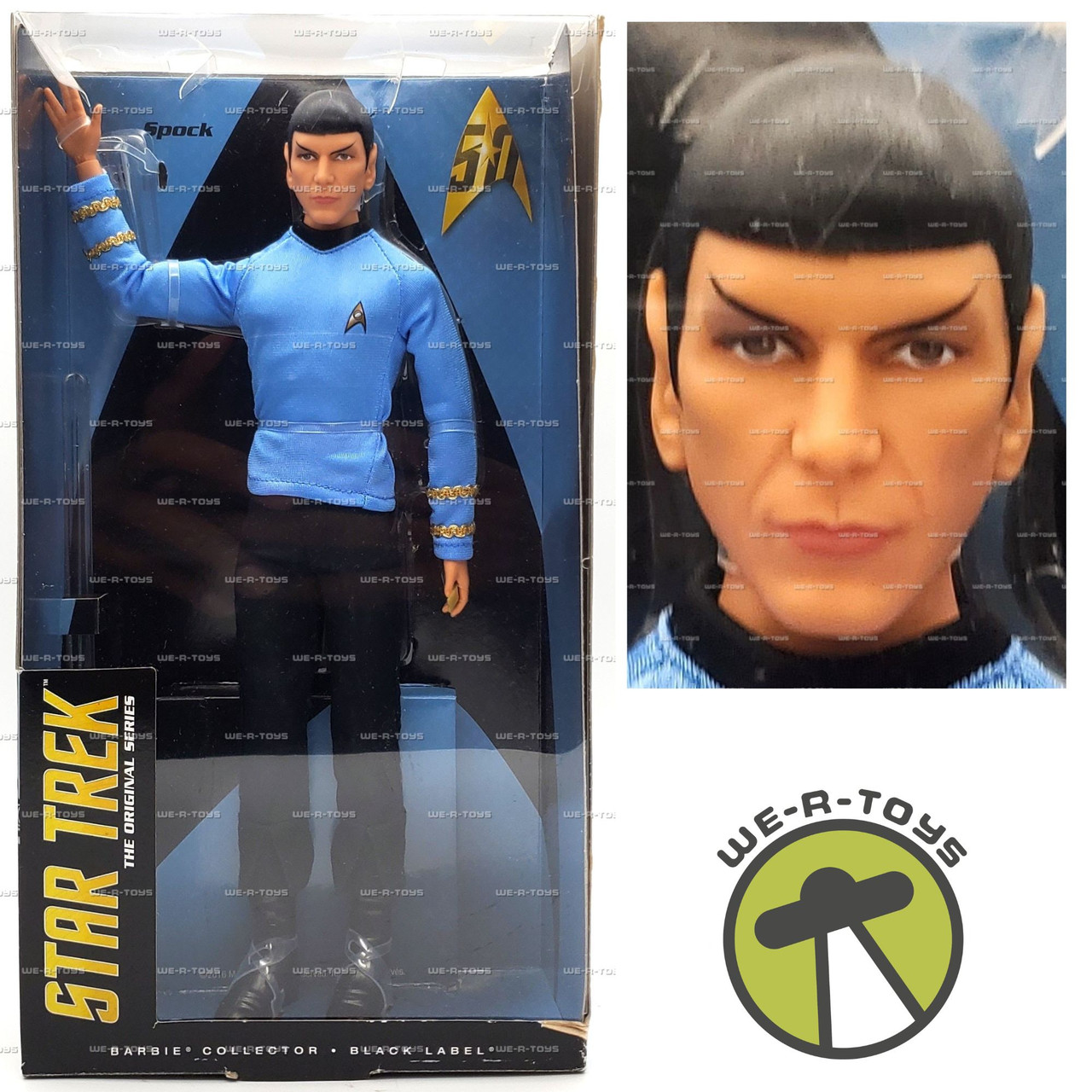Barbie Star Trek 25th Anniversary Mr. Spock Doll 2016 Mattel