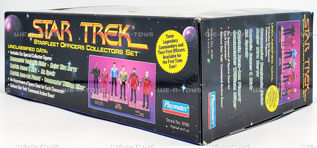 Star Trek Starfleet Officers Collectors Set of 6 Action Figures