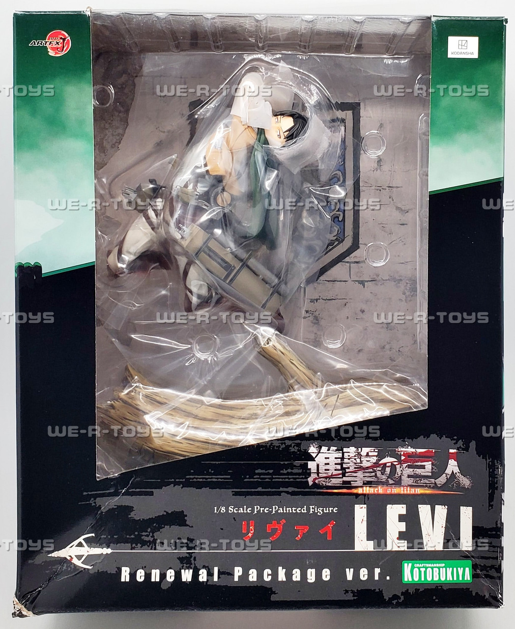 Attack on Titan Levi Renewal Package Ver. Figure Japan Art FXJ