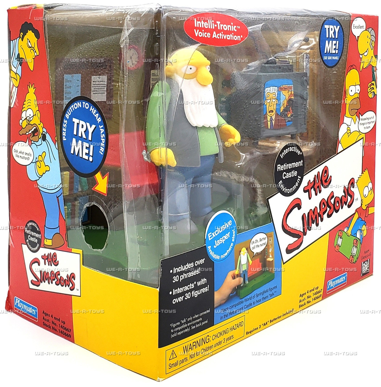 The Simpsons Interactive Retirement Castle Environment Playset