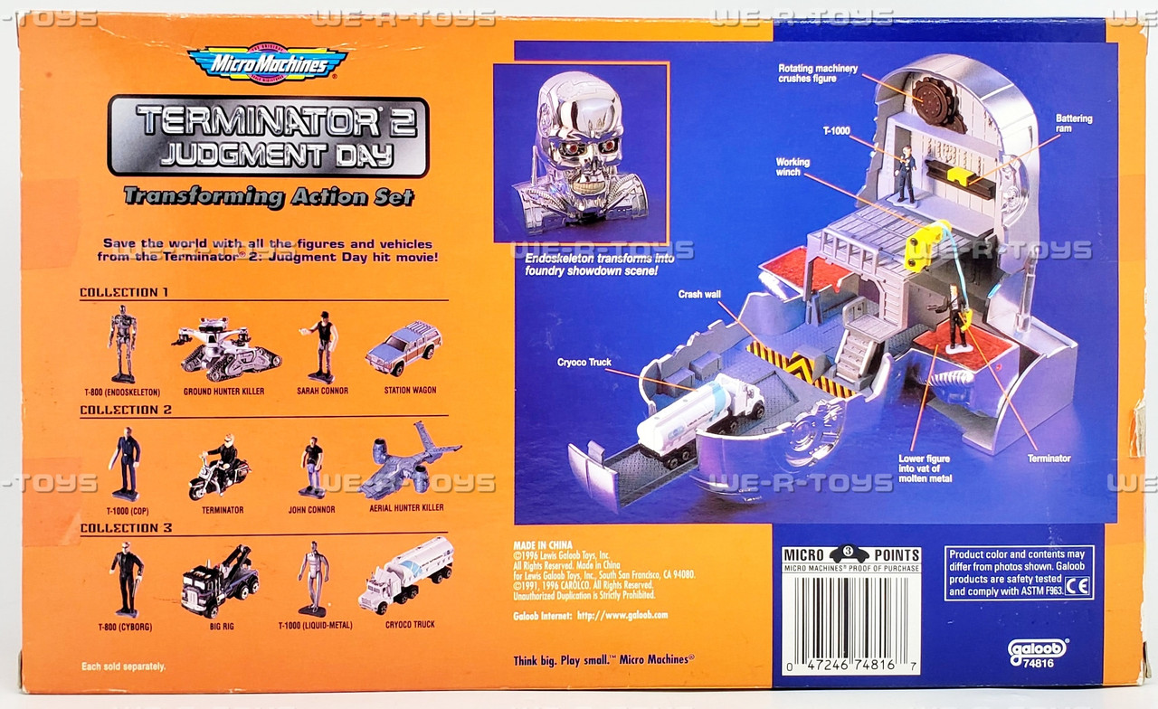 Micro Machines Terminator 2 Judgment Day Transforming Action Set