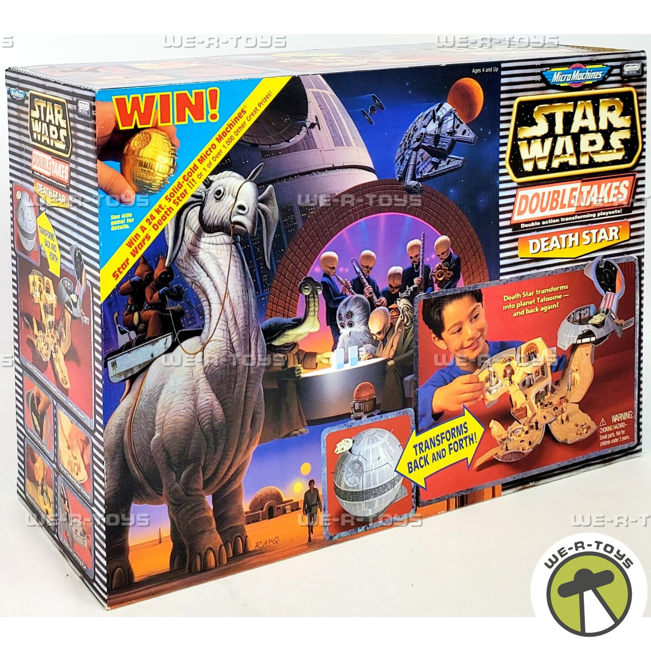 Micro Machines Star Wars Double Takes Death Star Playset 1997