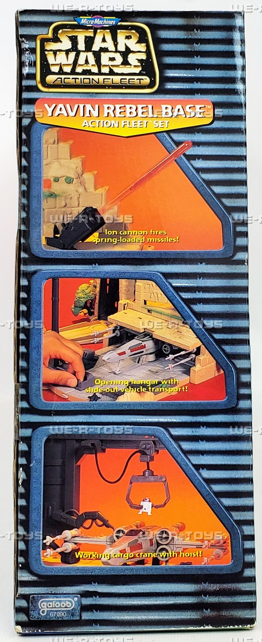 Micro Machines Star Wars Yavin Rebel Base Action Fleet Set Galoob