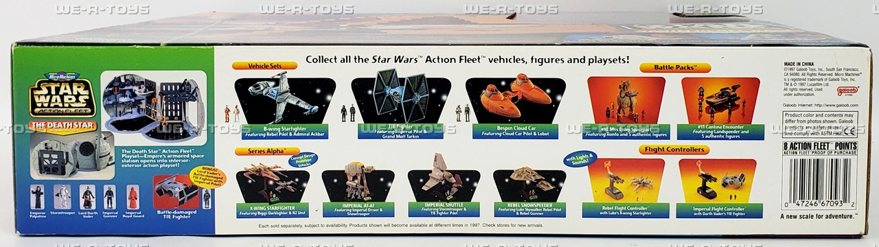 Micro Machines Star Wars Yavin Rebel Base Action Fleet Set Galoob