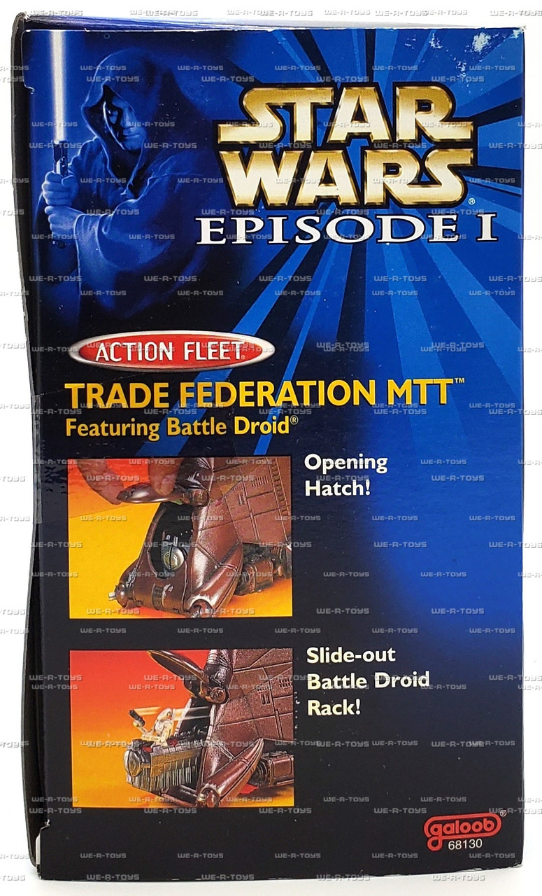 Star Wars Episode I Trade Federation MTT Vehicle Action Fleet 1998