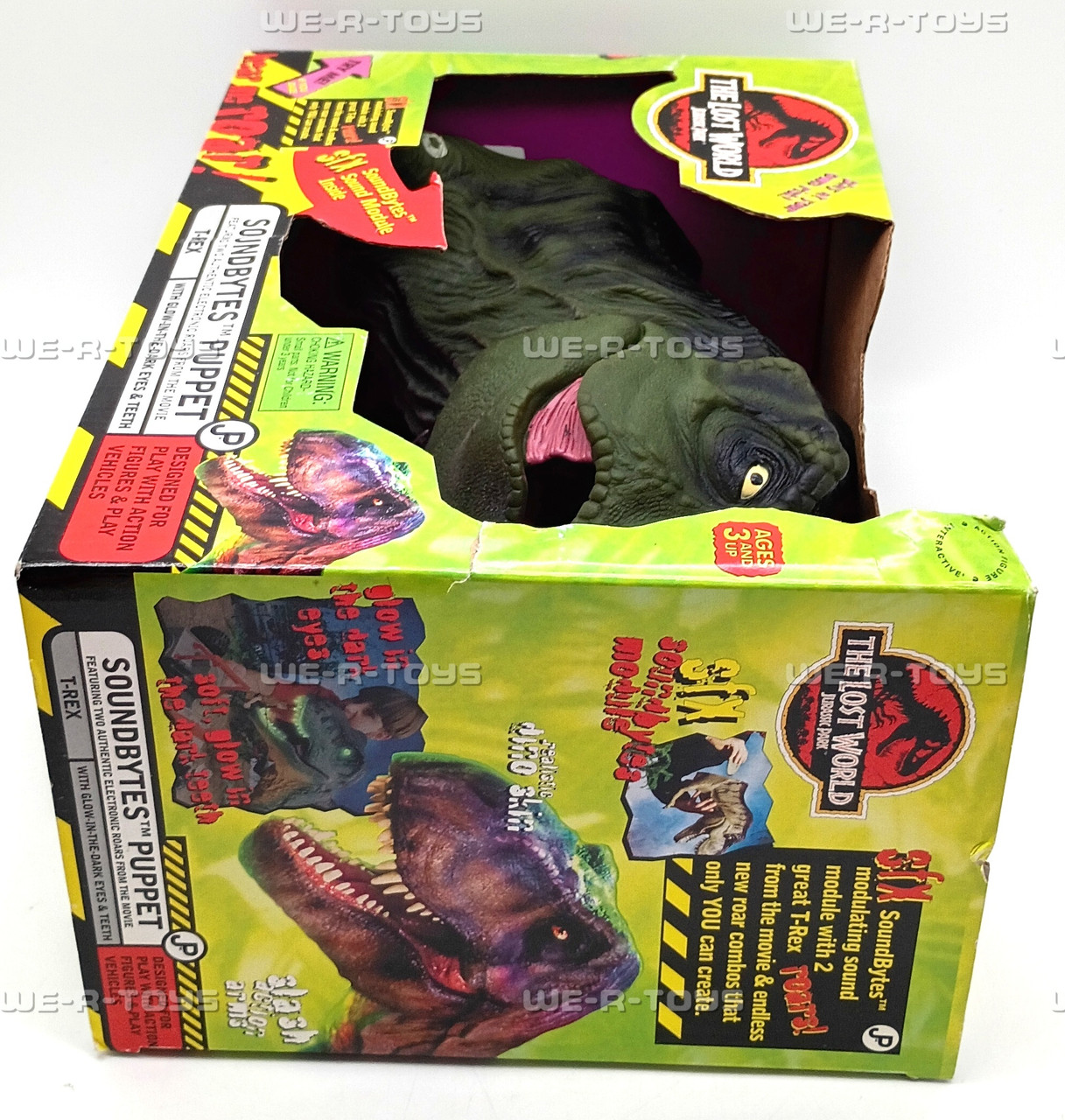 Jurassic Park The Lost World T-Rex Soundbytes Puppet Action Figure