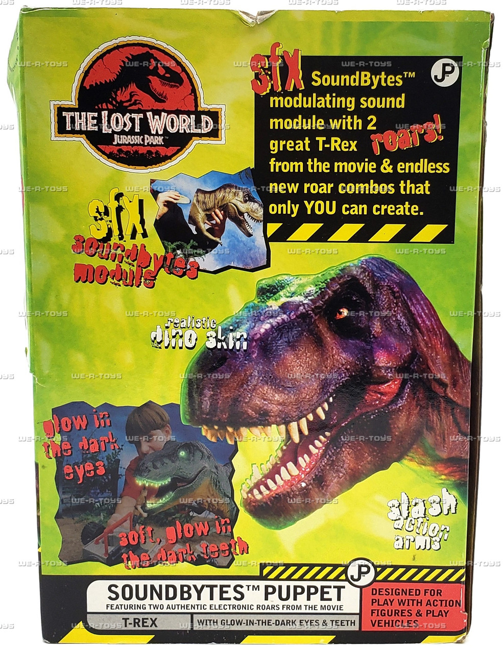 Jurassic Park The Lost World T-Rex Soundbytes Puppet Action Figure
