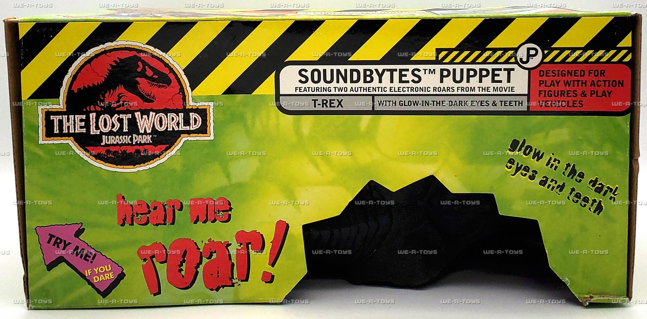 Jurassic Park The Lost World T-Rex Soundbytes Puppet Action Figure