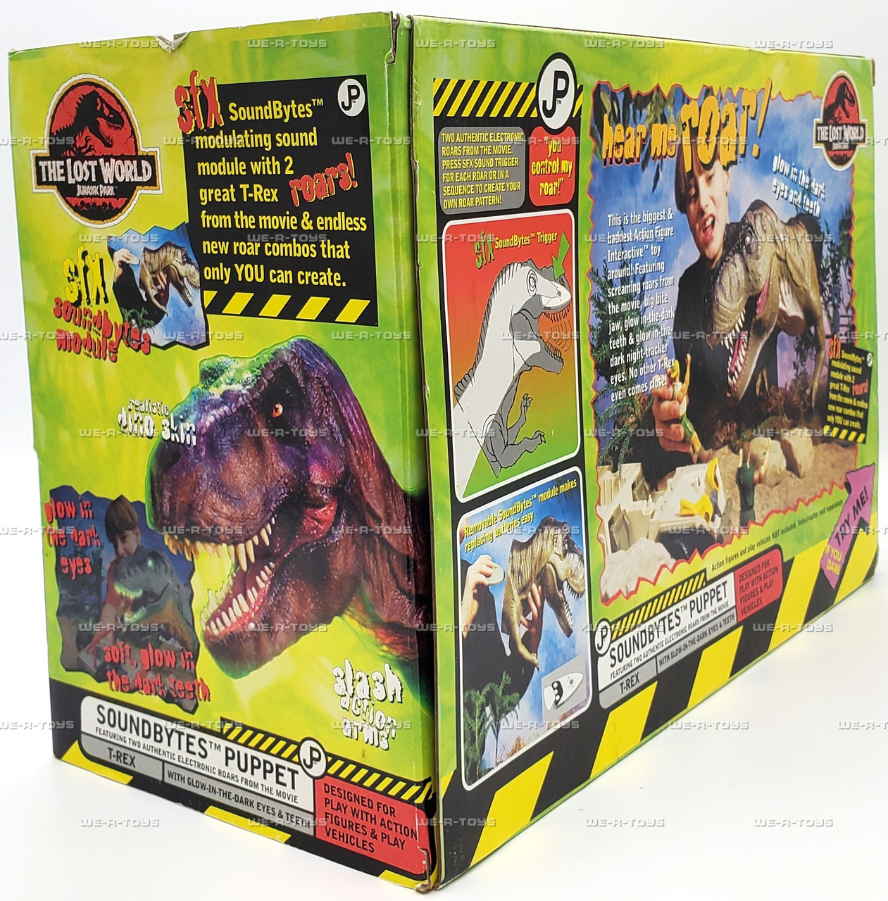 Jurassic Park The Lost World T-Rex Soundbytes Puppet Action Figure