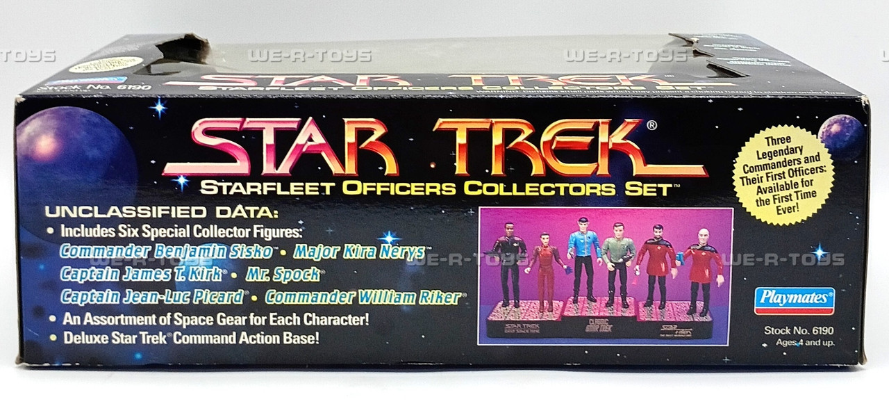 Star Trek Starfleet Officers Collectors Set of 6 Action Figures