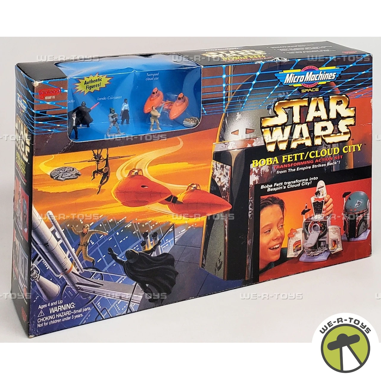 Star Wars Micro Machines Space Boba Fett/Cloud City Transforming 