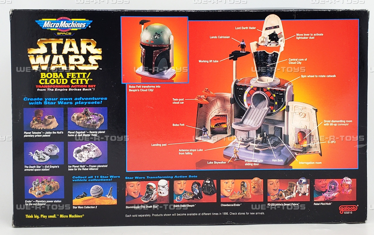 Star Wars Micro Machines Space Boba Fett/Cloud City Transforming