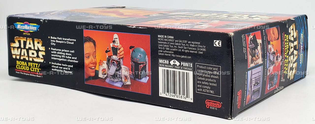 Star Wars Micro Machines Space Boba Fett/Cloud City Transforming