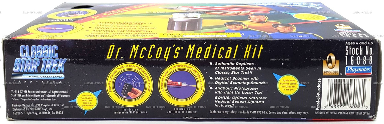 Star Trek Dr. McCoy's Medical Kit 30th Anniversary Series 1996 Star Trek Dr. McCoy's Medical Kit 30th Anniversary Series 1996