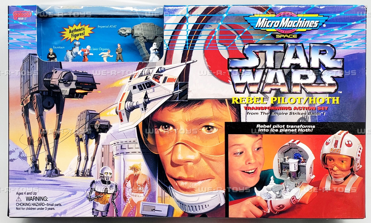 Micro Machines Space Star Wars Rebel Pilot/Hoth Transforming