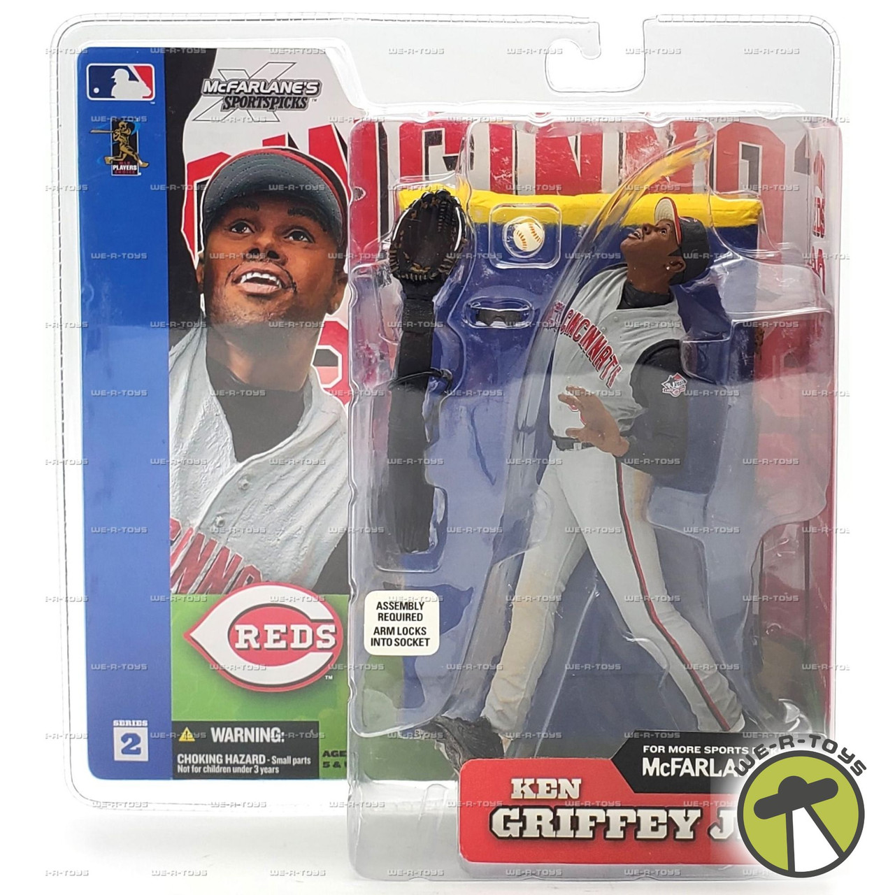 MLB Cincinnati Reds #30 Ken Griffey Jr. Action Figure 2002