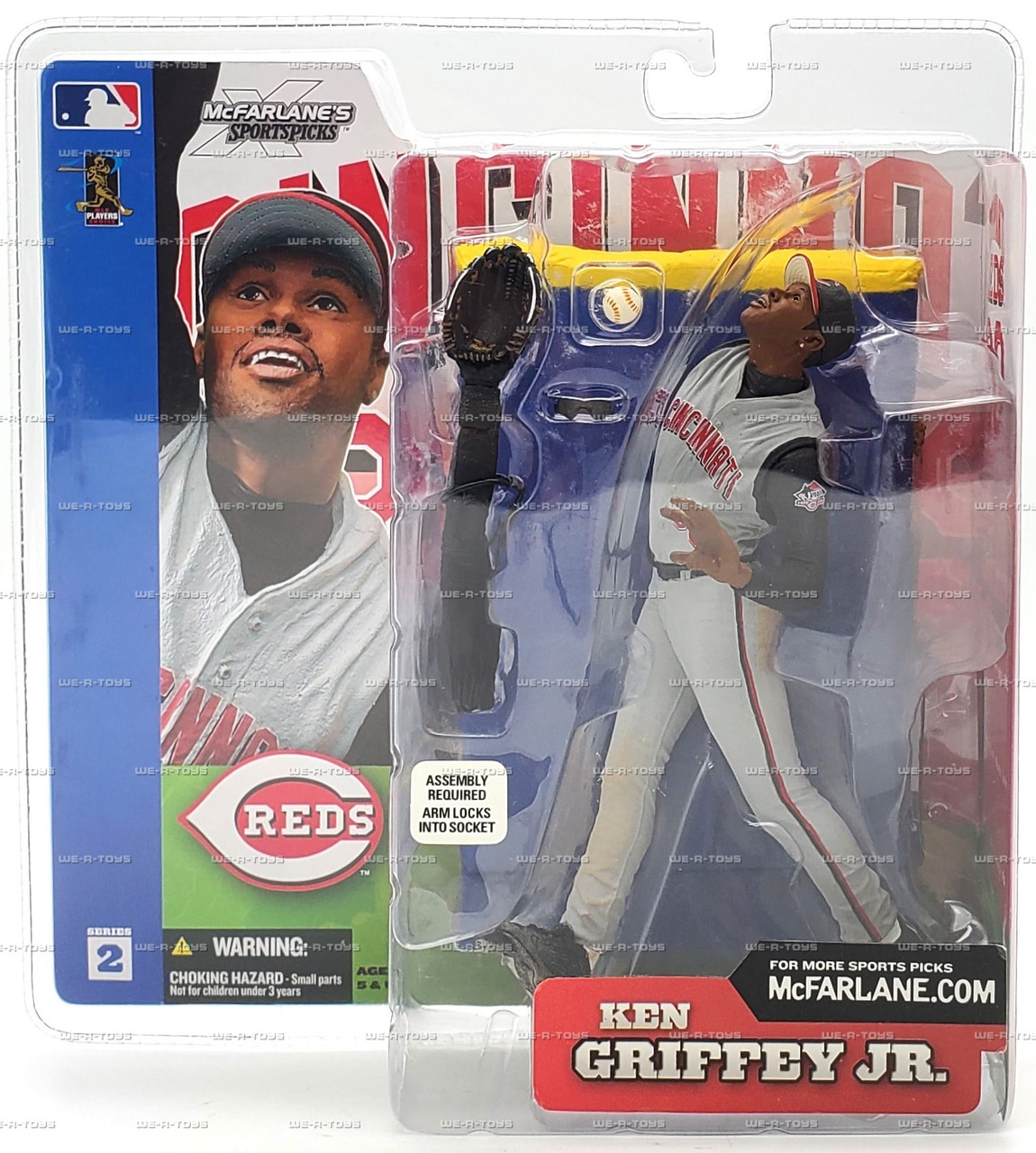 MLB Cincinnati Reds #30 Ken Griffey Jr. Action Figure 2002