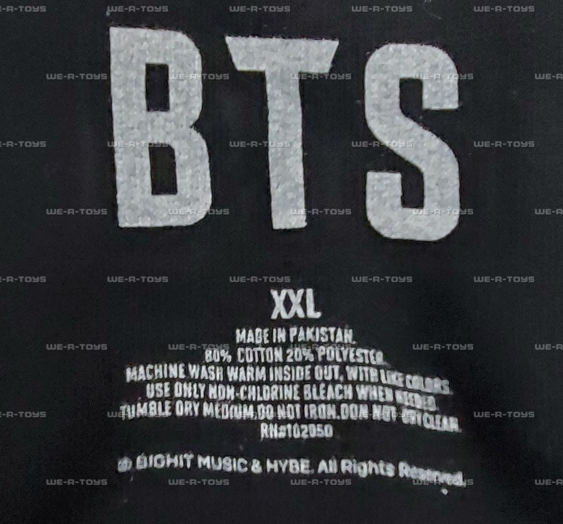 BTS 2026 Arirang World Tour Black Hoodie Target Exclusive Size XXL