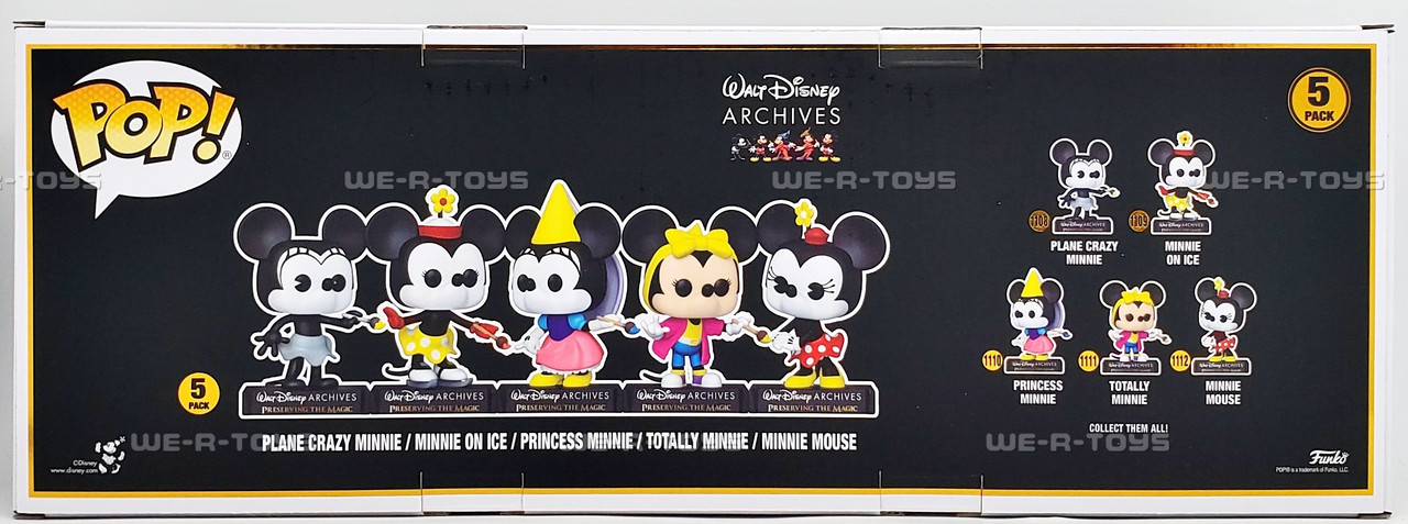 Funko POP Disney Minnie Mouse 5 Pack Vinyl Figure Set 58084 - We-R
