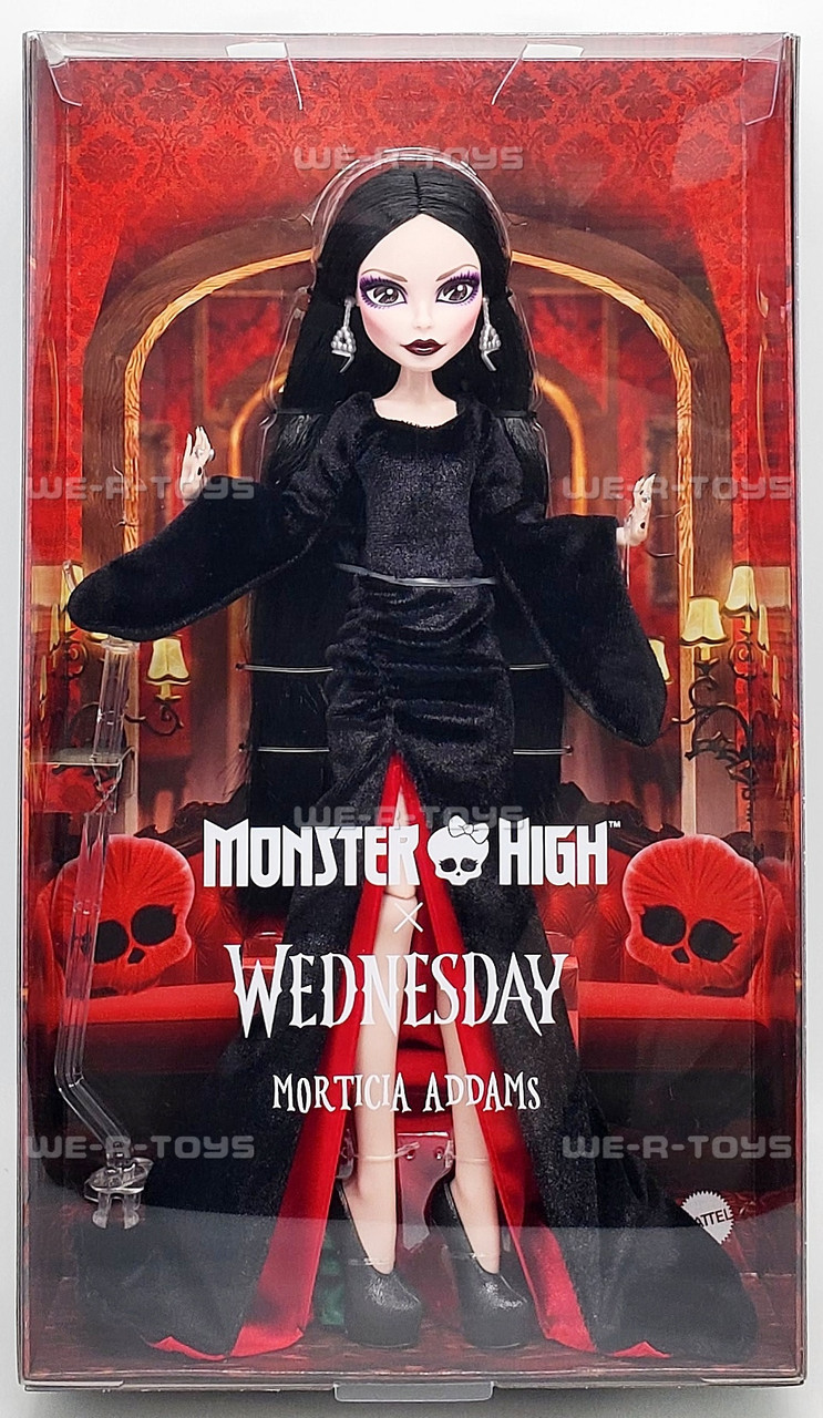 Monster High X Wednesday Morticia Addams Doll 2026 Mattel 36648