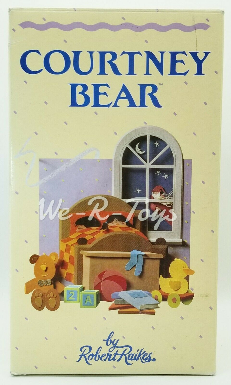 Robert Raikes 1990 Courtney Bear with Wooden Face (Bear Only