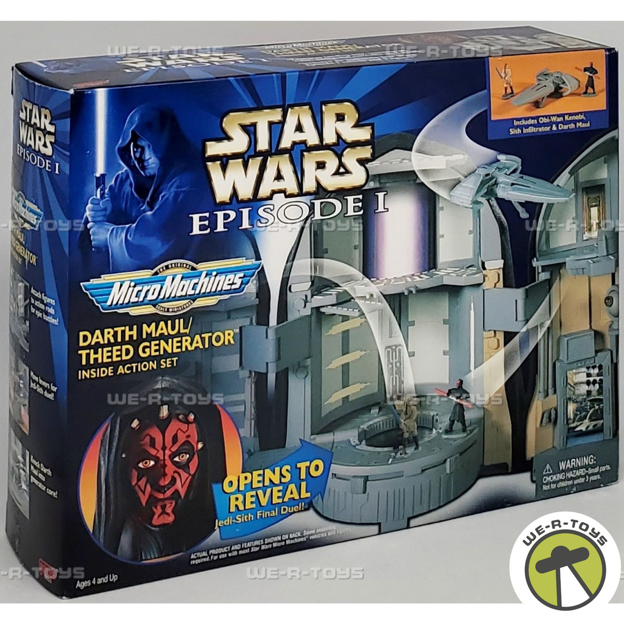 Star Wars Episode I Micro Machines Darth Maul Theed Generator
