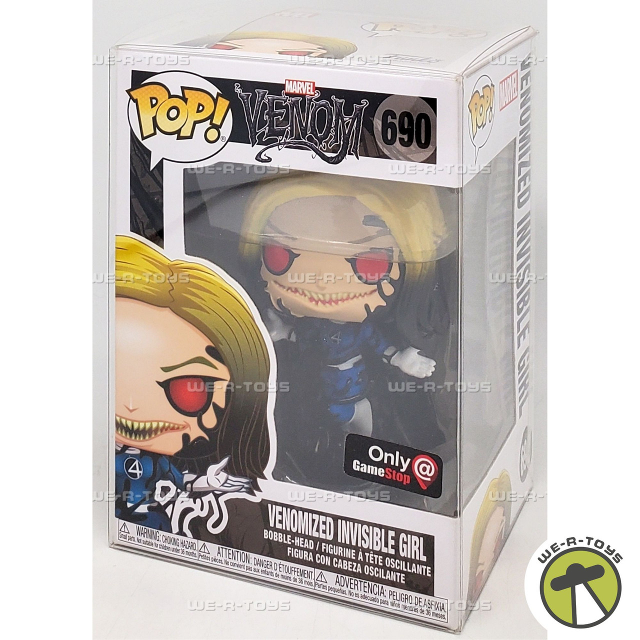 Funko POP Marvel Venom Venomized Invisible Girl 690 Bobble Head