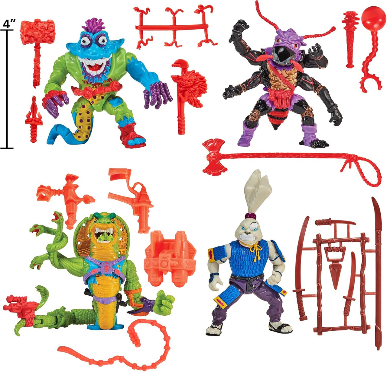 Teenage Mutant Ninja Turtles Original Classic Mutants Wave 4