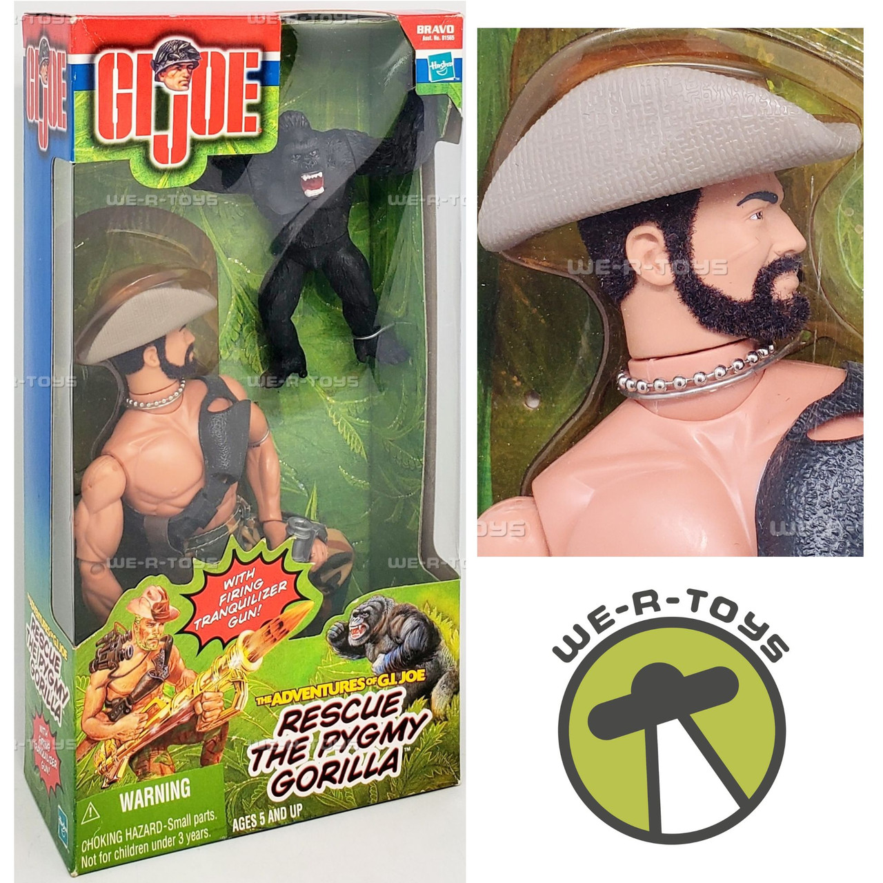 GIJOE ボムディスポーサル The Adventures of G.I. Joe Rescue the Pygmy Gorilla Action Figure