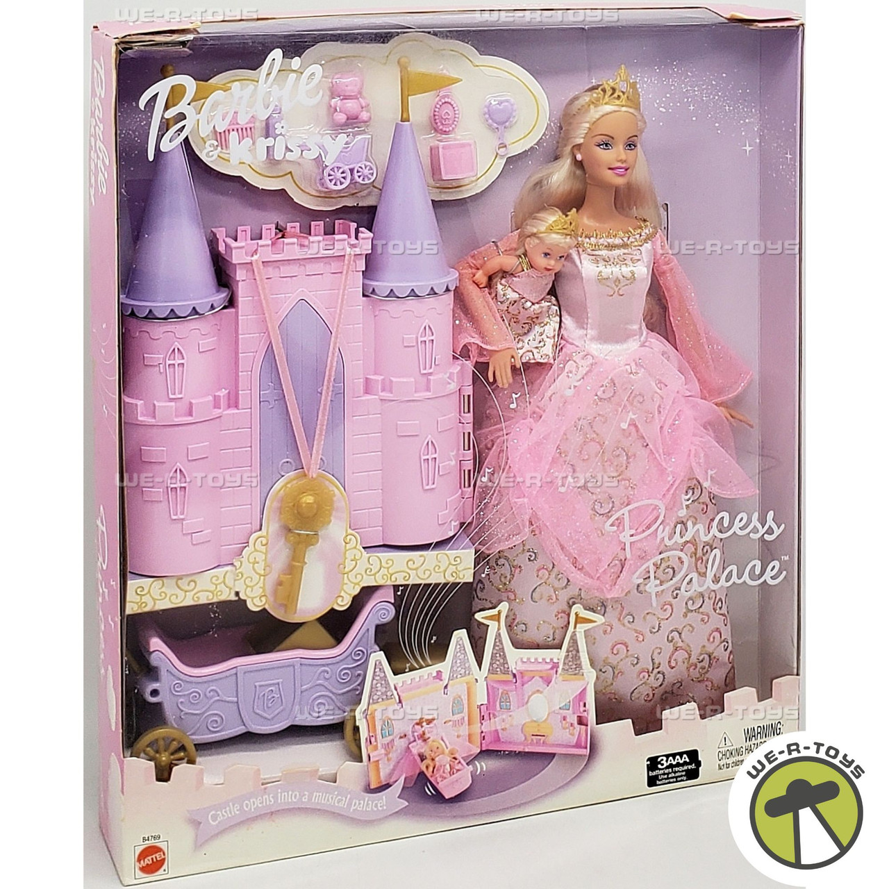 Princess Palace Barbie Doll and Crissy Playset 2003 Mattel B4769