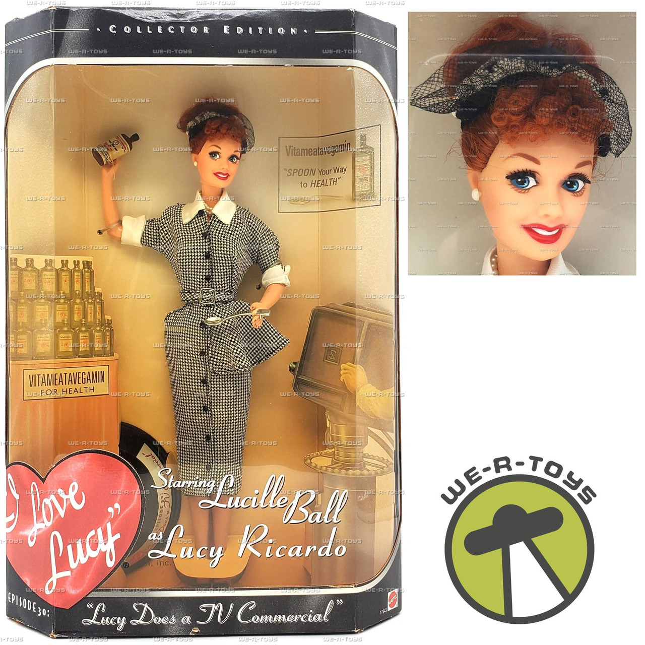 I Love Lucy Doll Lucy Does a TV Commercial Collector Edition 1997