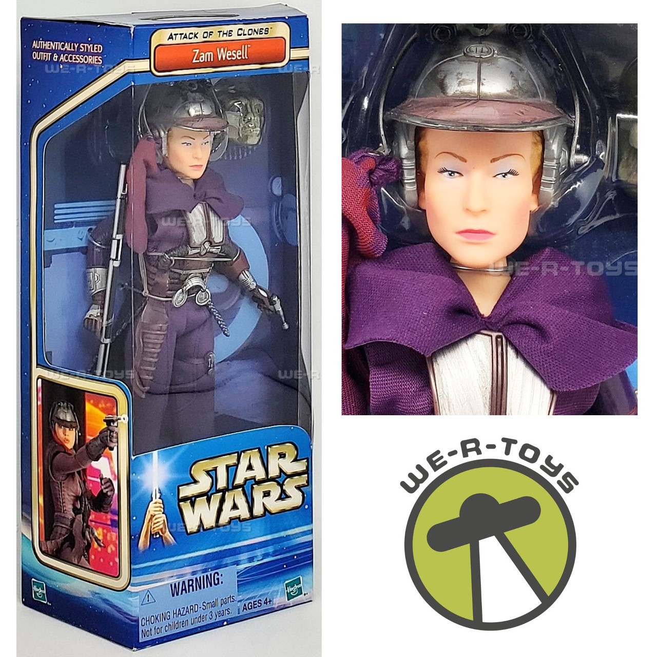 Star Wars Attack of the Clones Zam Wesell 12 Inch Action Figure