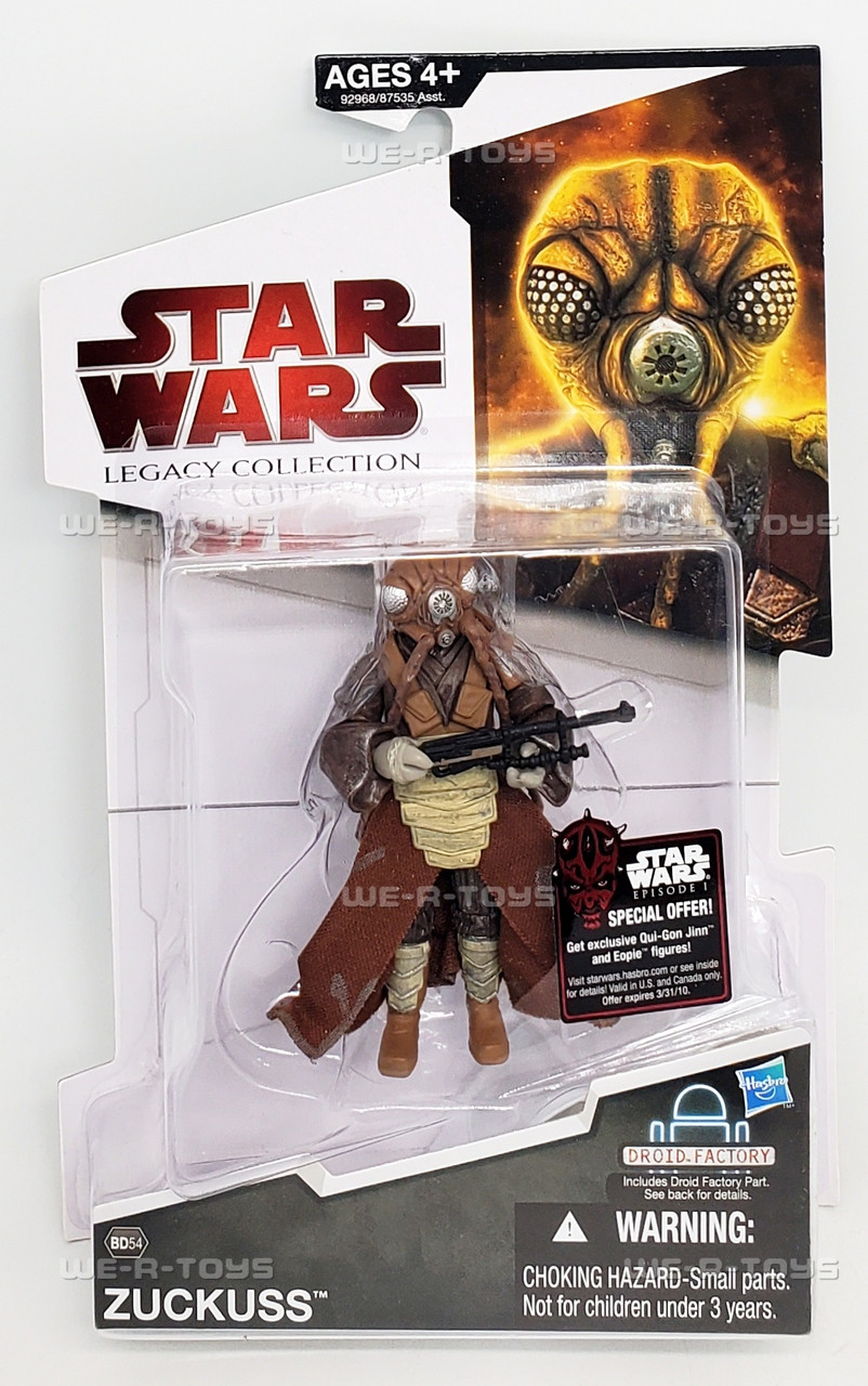 Star Wars Legacy Collection BD54 Zuckuss Action Figure 2009 Hasbro