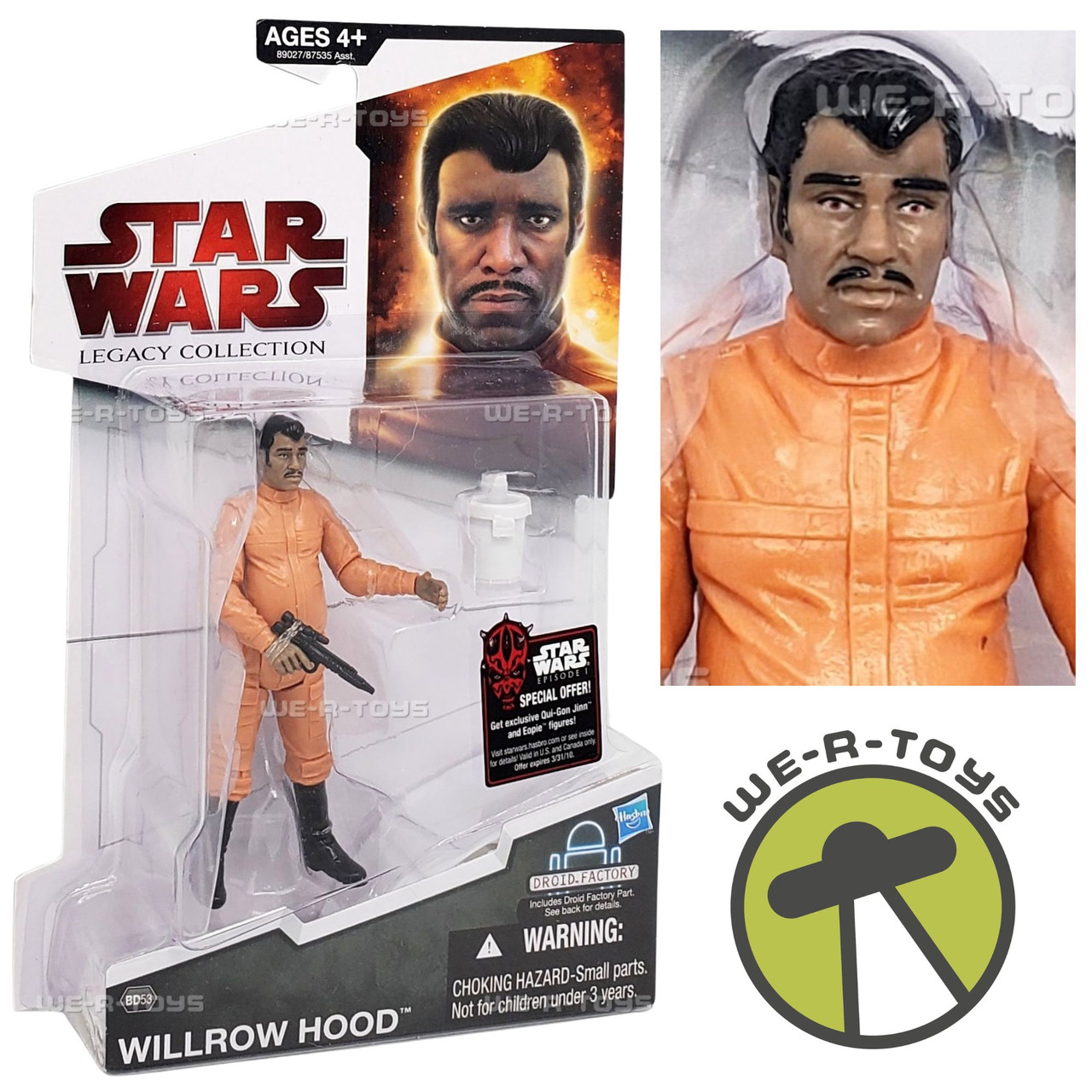 Star Wars Legacy Collection Willrow Hood BD53 Action Figure 2009