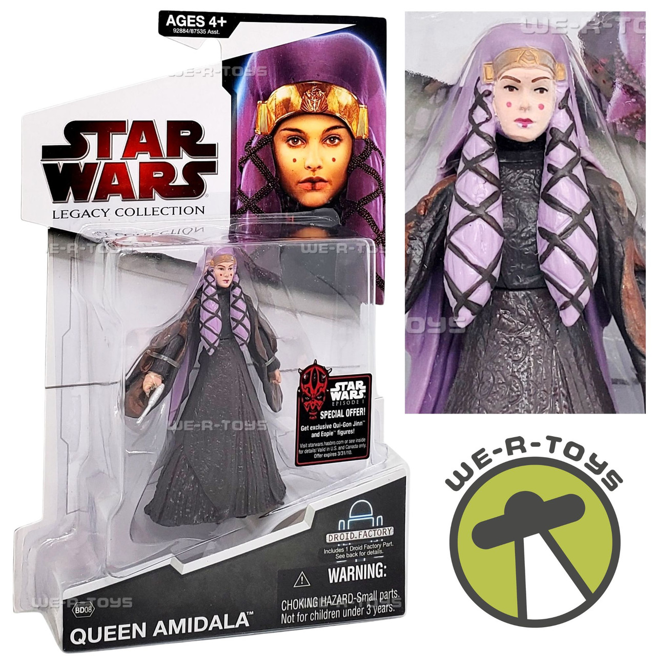 Star Wars Legacy Collection Queen Amidala BD08 Action Figure 2009