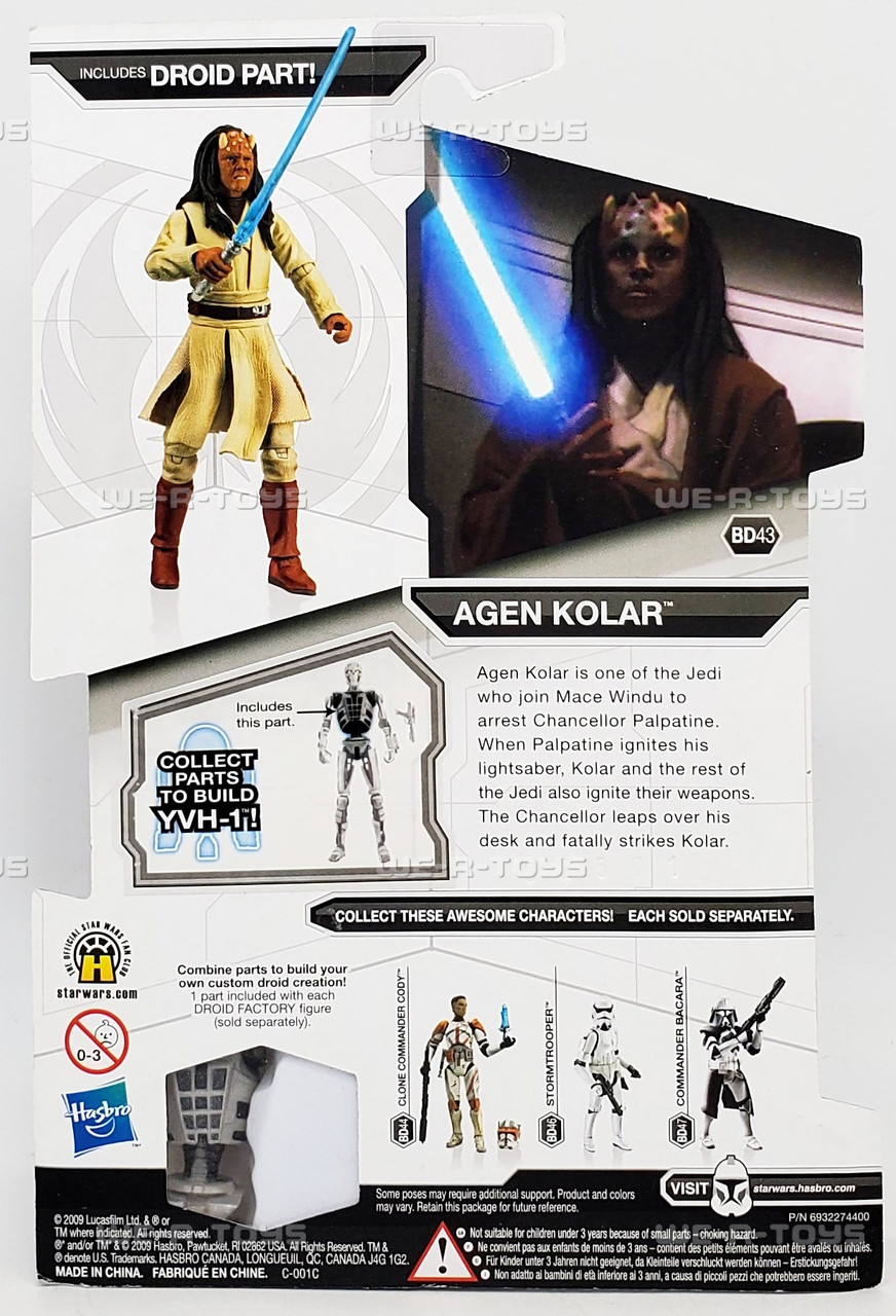 Star Wars Legacy Collection Agen Kolar BD43 Action Figure 2009