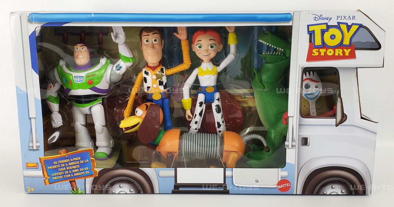Disney Pixar Toy Story 4 RV Friends 6-Pack Figures 2024 Mattel