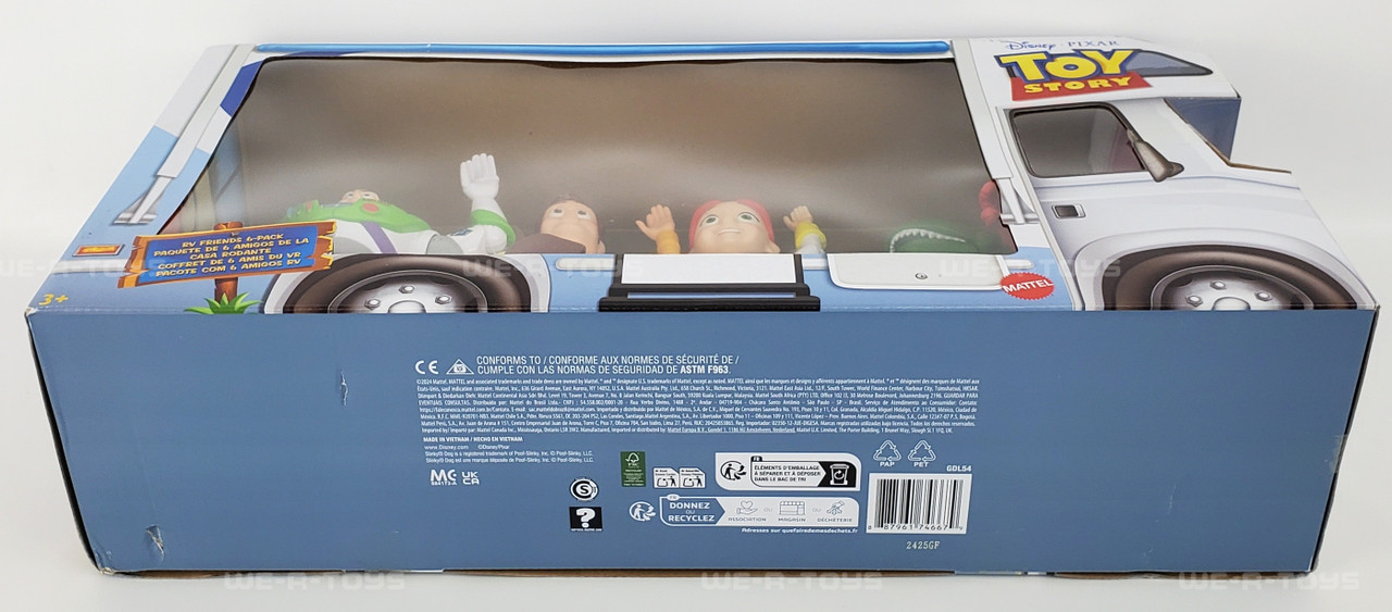Disney Pixar Toy Story 4 RV Friends 6-Pack Figures 2024 Mattel
