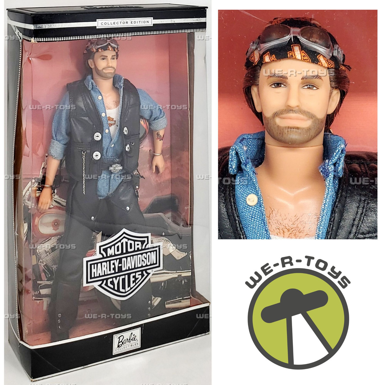 Barbie Harley Davidson Motor Cycles Ken Doll 1999 Mattel 25638