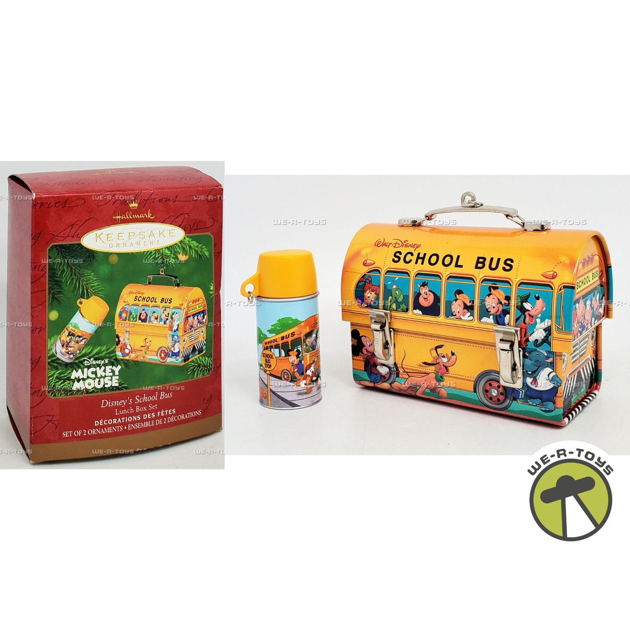 Hallmark Keepsake Mickey Mouse Disney's School Bus Lunchbox