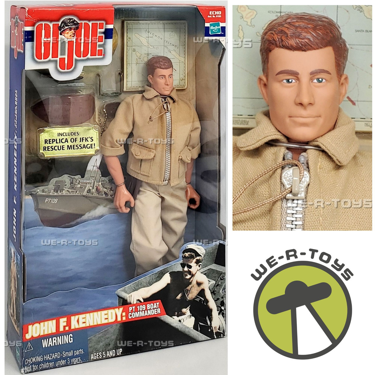 G.I. Joe John F. Kennedy PT 109 Boat Commander Action Figure 2000