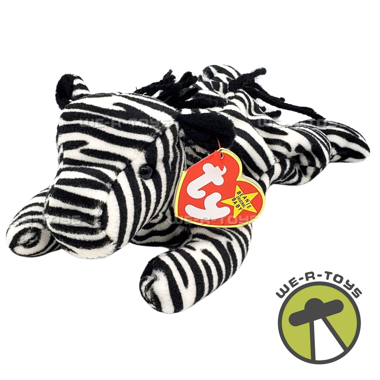 Beanie Babies Ziggy the Zebra Plush by Ty 1995 - We-R-Toys