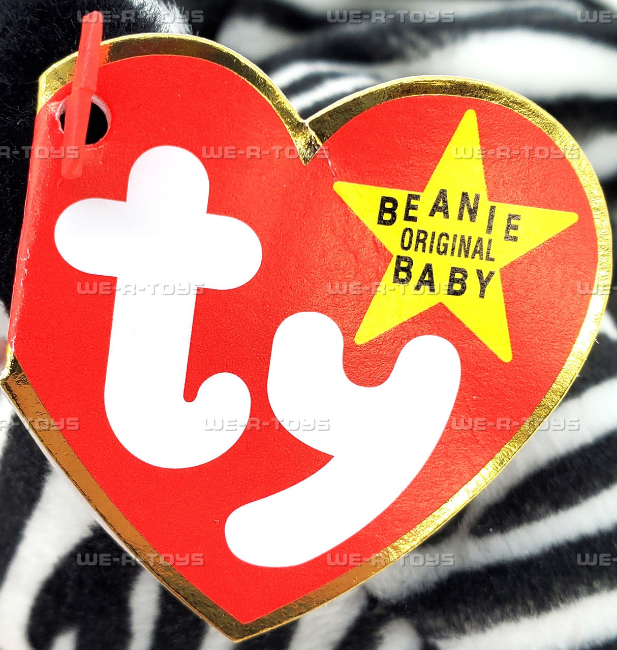 Beanie Babies Ziggy the Zebra Plush by Ty 1995 - We-R-Toys