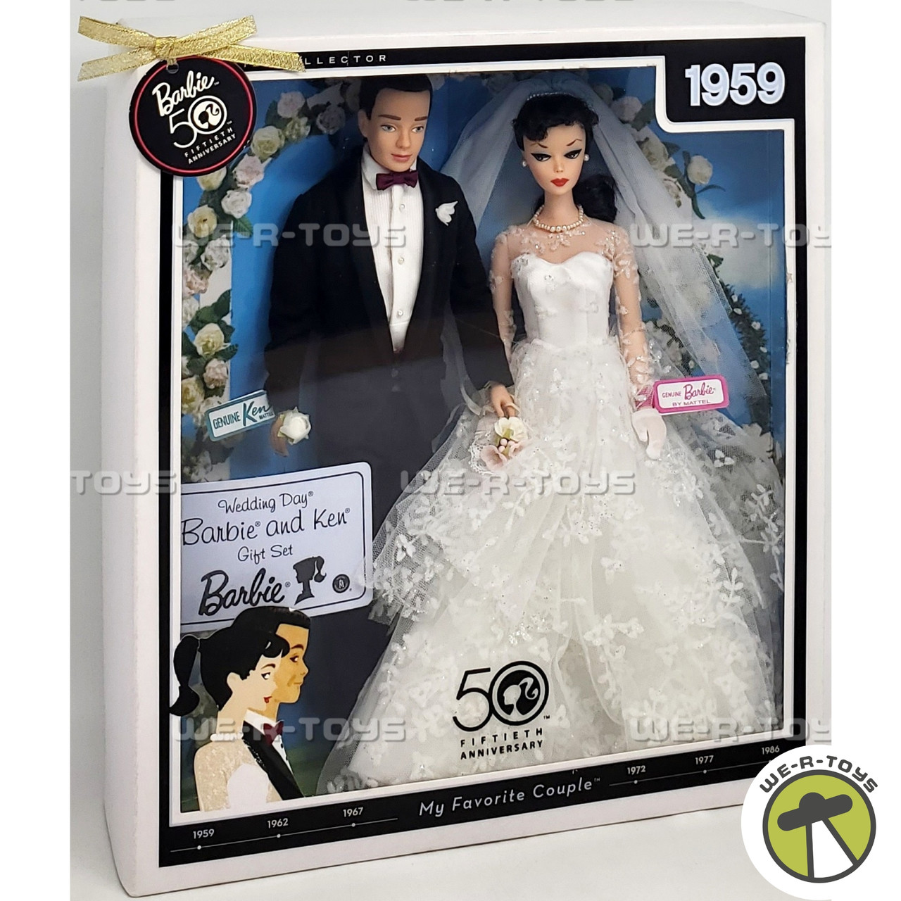 My Favorite Couple 1959 Wedding Day Barbie and Ken Doll Gift Set