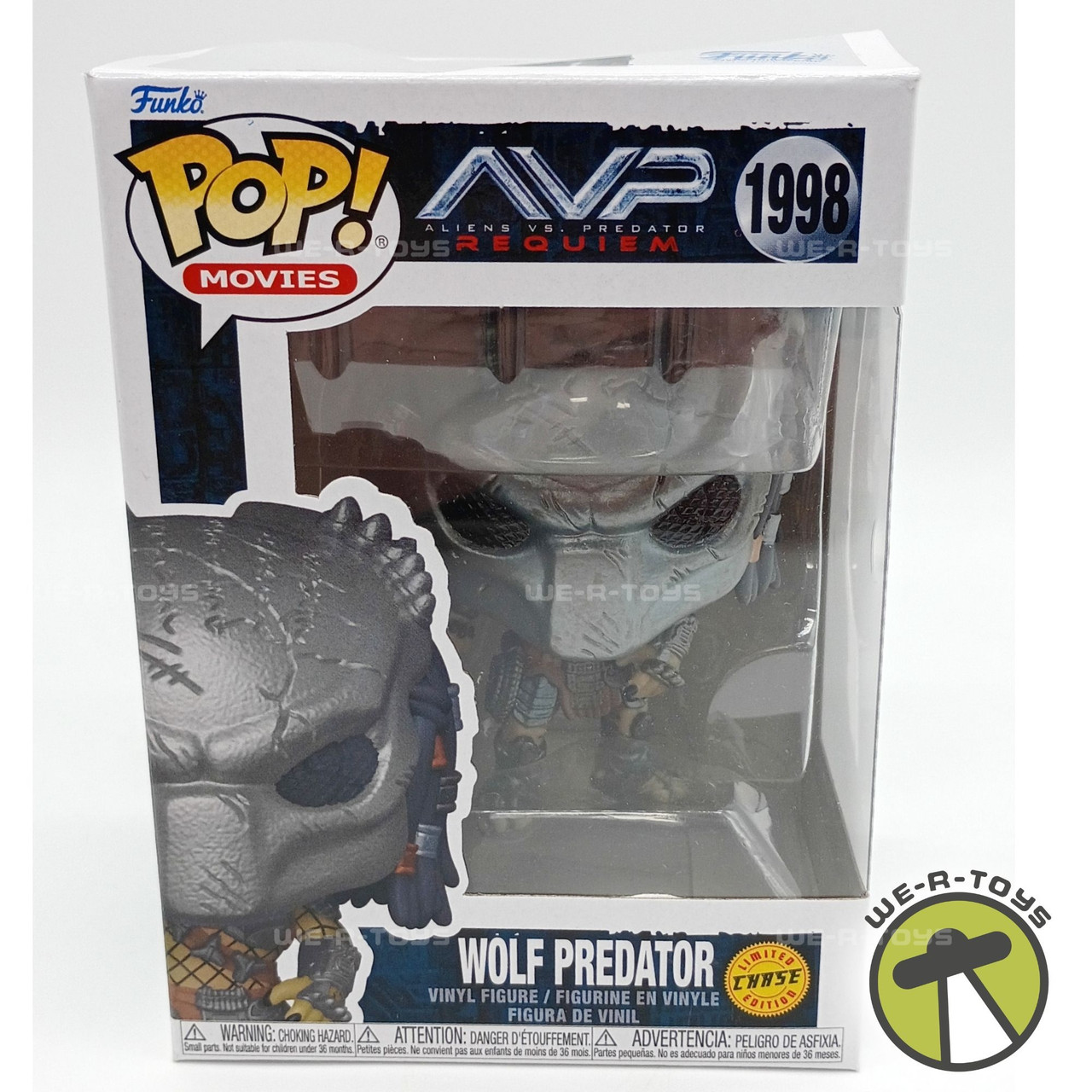Funko Pop Movies 1998 Aliens Vs Predator Requiem Wolf Predator