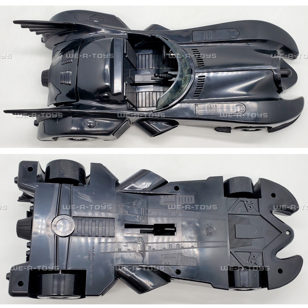DC Batman Batmobile with Concealed Rocket Launcher 1989 Toy Biz