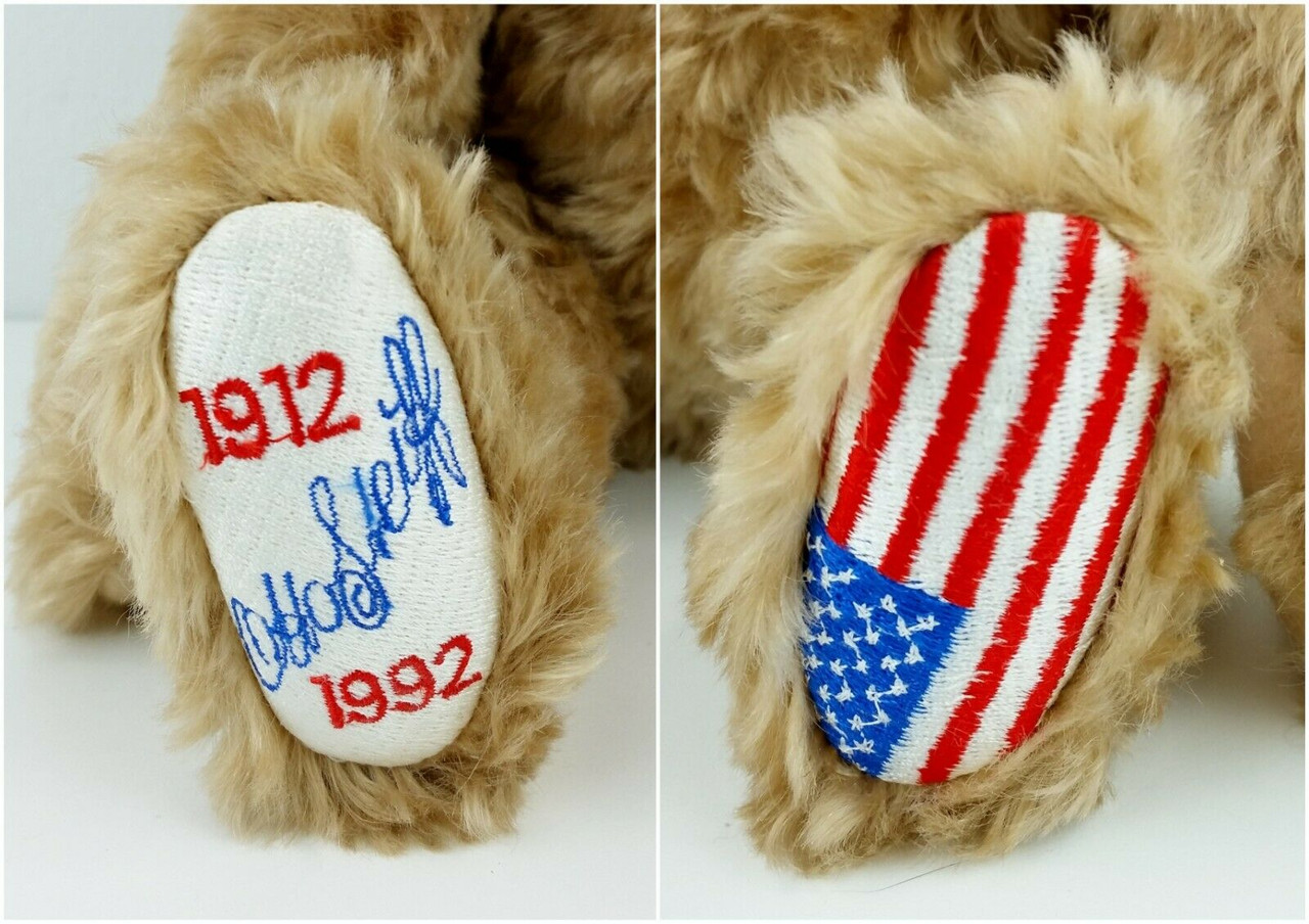 Steiff Otto Teddy Bear 1912 Replica with Embroidered Paws 16