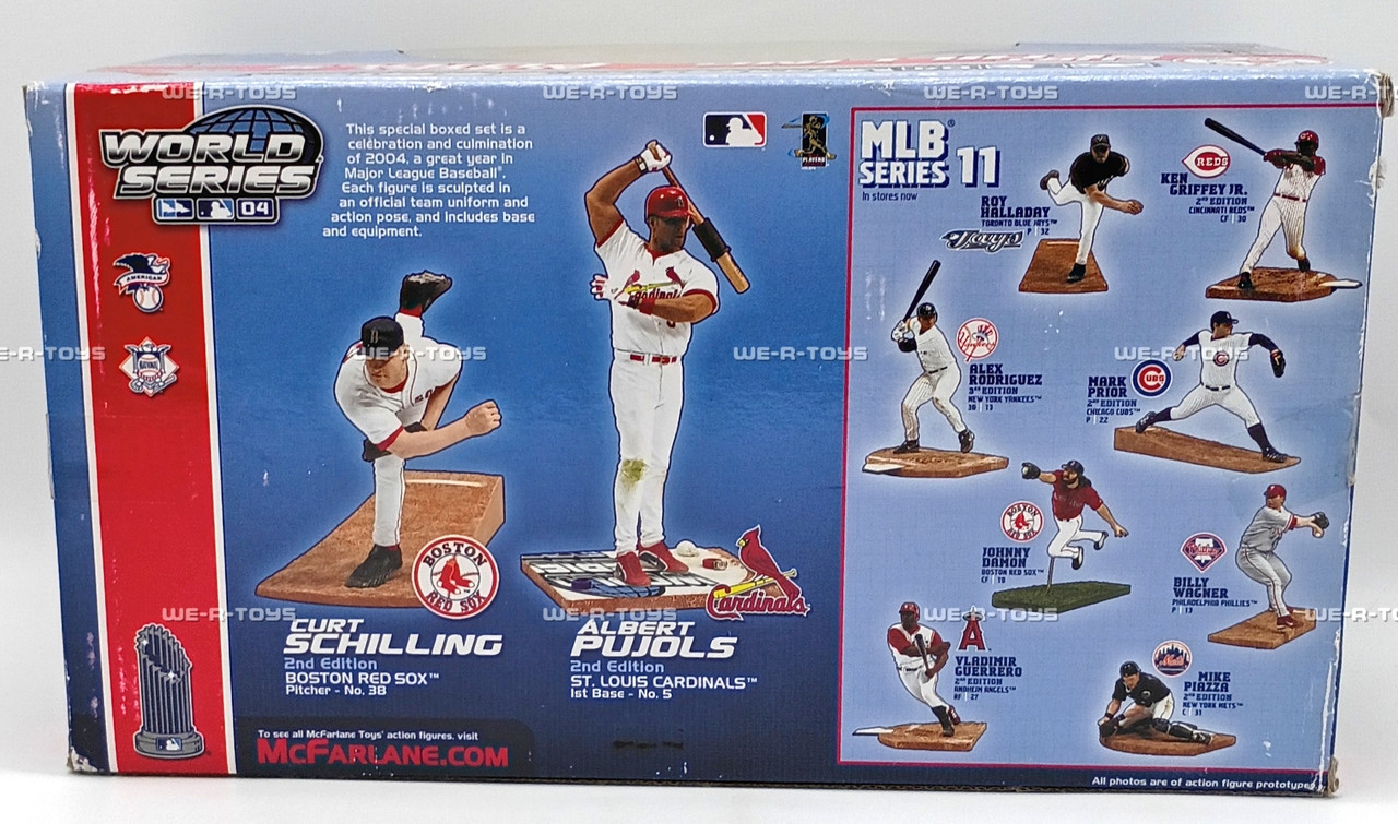 MLB World Series '04 Curt Schilling and Albert Pujols Action
