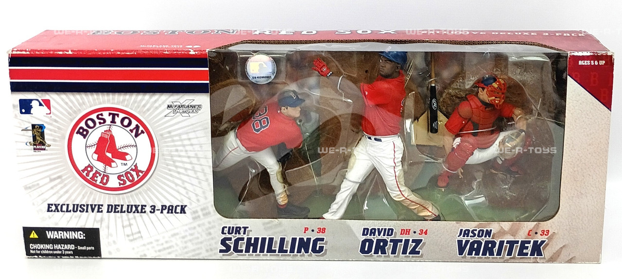 MLB Boston Red Sox Action Figures Curt Schilling, David Ortiz