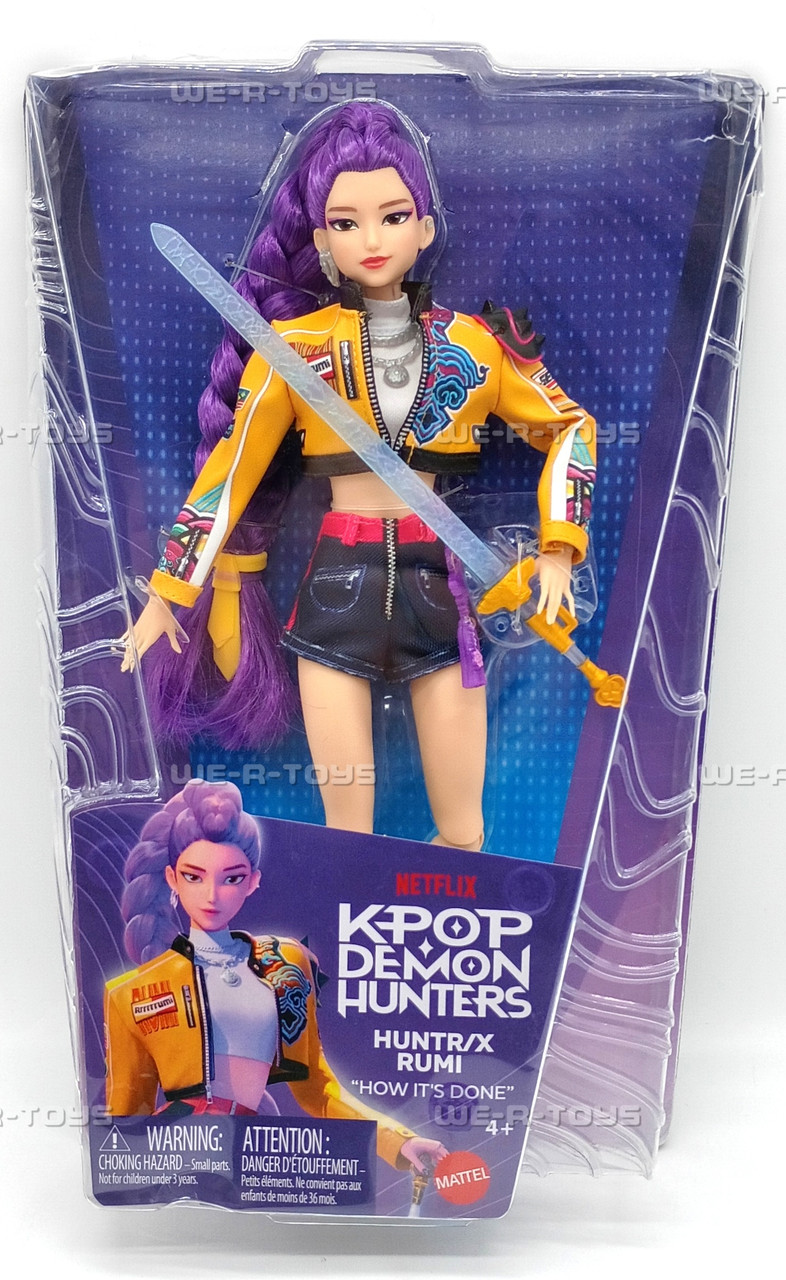 Kpop Demon Hunters HUNTR/X Rumi Fashion Doll Netflix 2026 Mattel